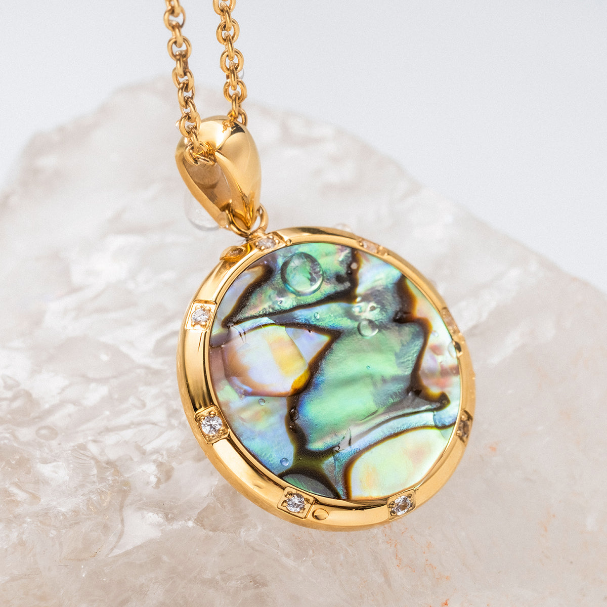 Soulgaze Halskette (Abalone/Gold)