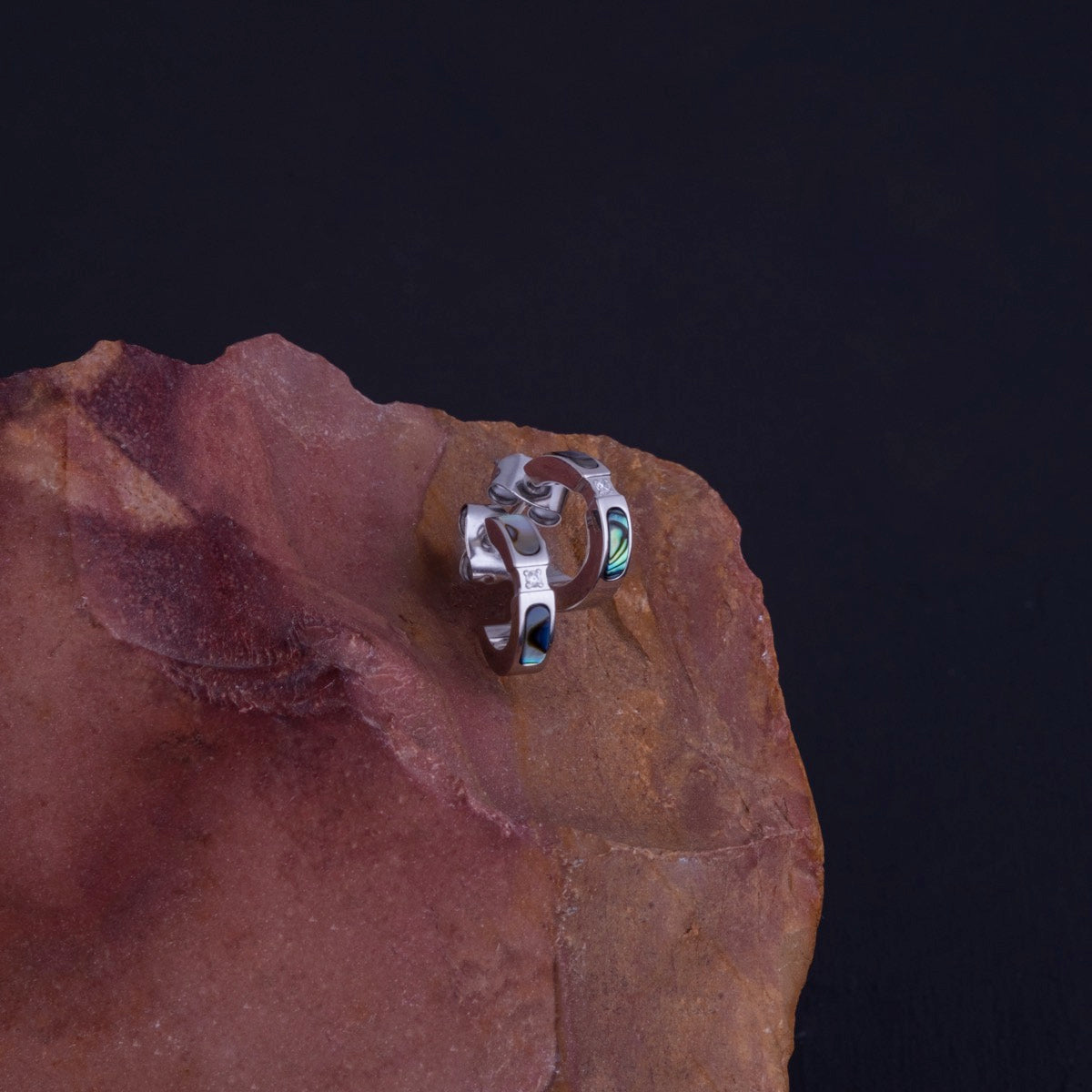 Campania Earrings (Abalone/Silver)
