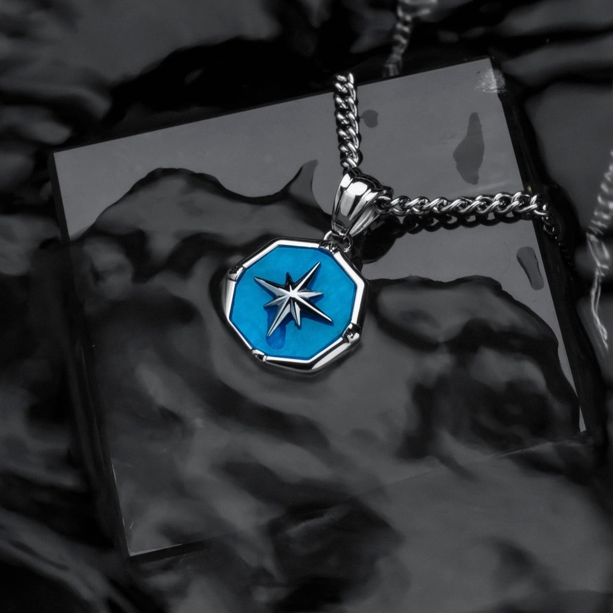 Polarstar Necklace (Apatite/Silver)