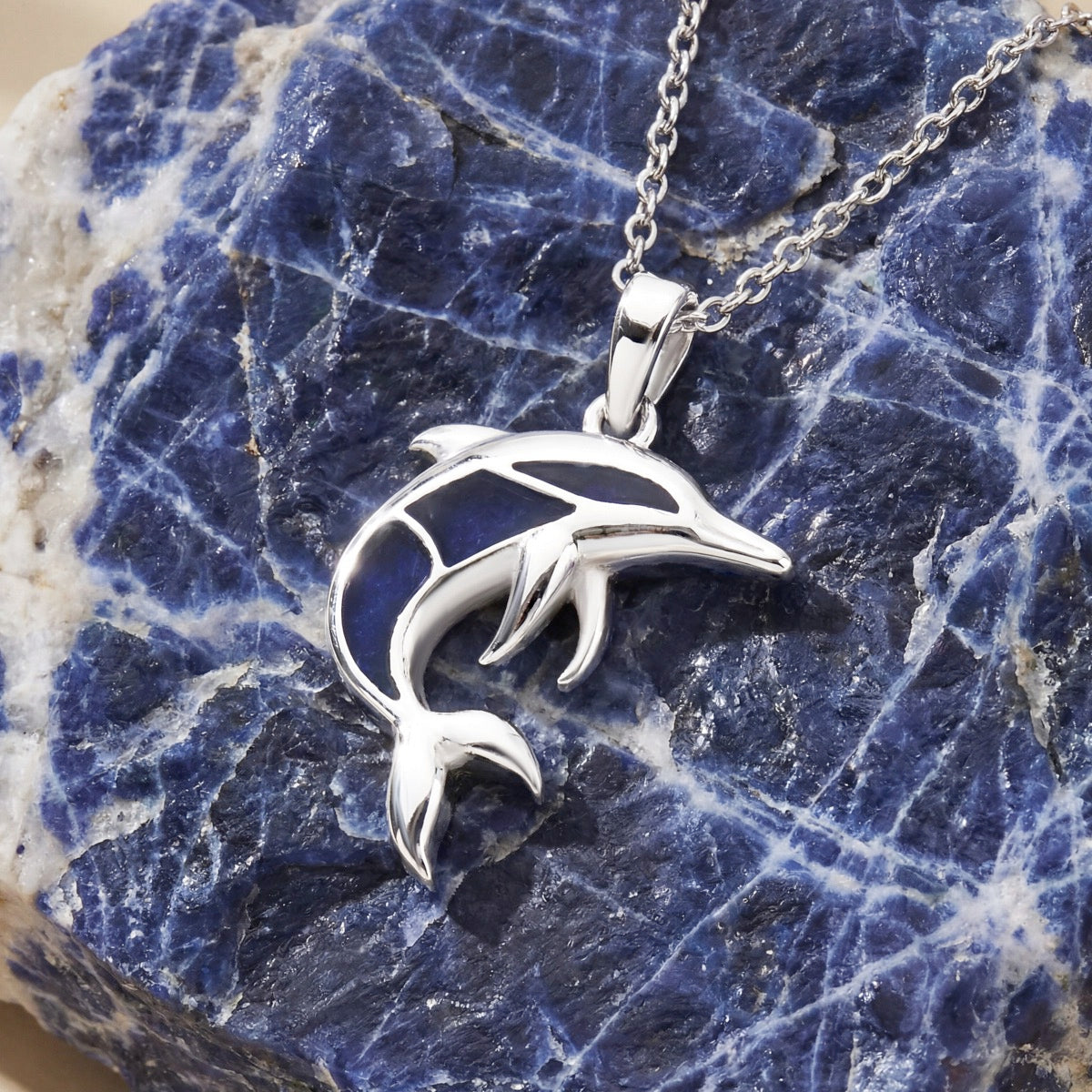 Kindred Halskette (Sodalith/Silber)