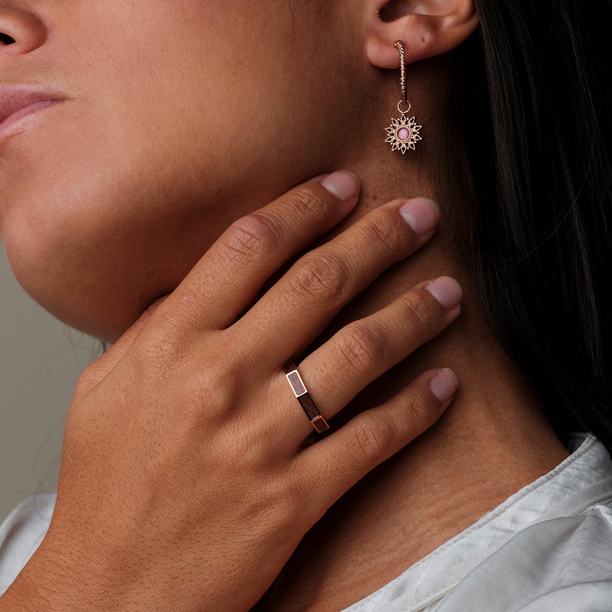 Supremum Ring (Walnuss/Rosé)