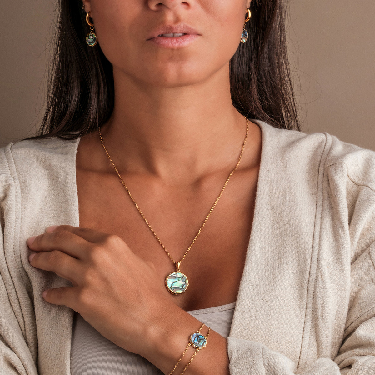 Soulgaze Bracelet (Abalone/Gold)