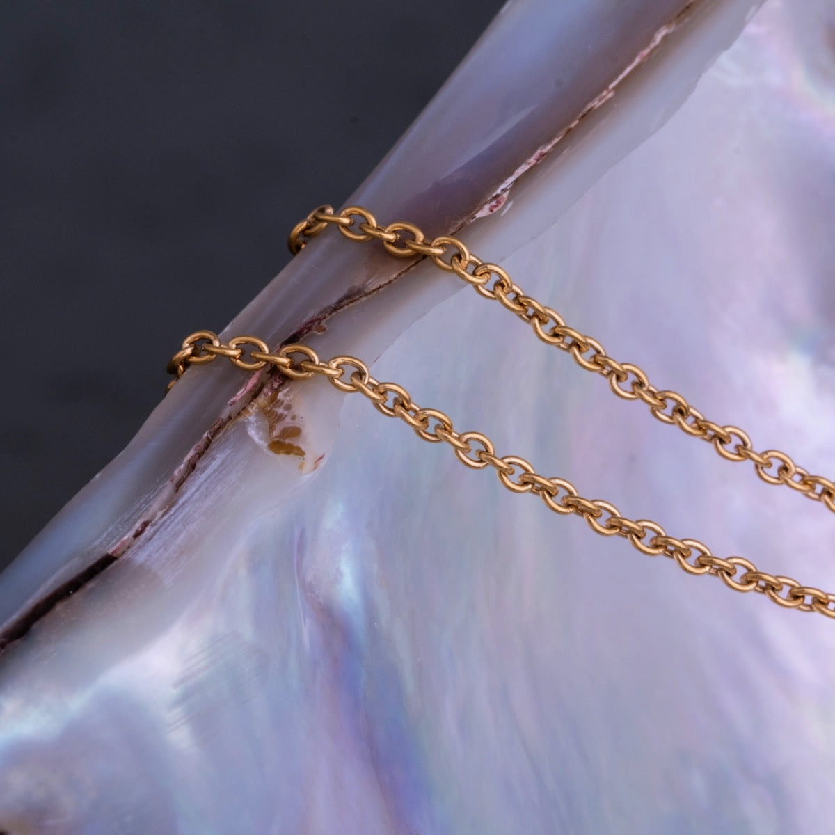 Campania Halskette (Perlmutt/Gold)