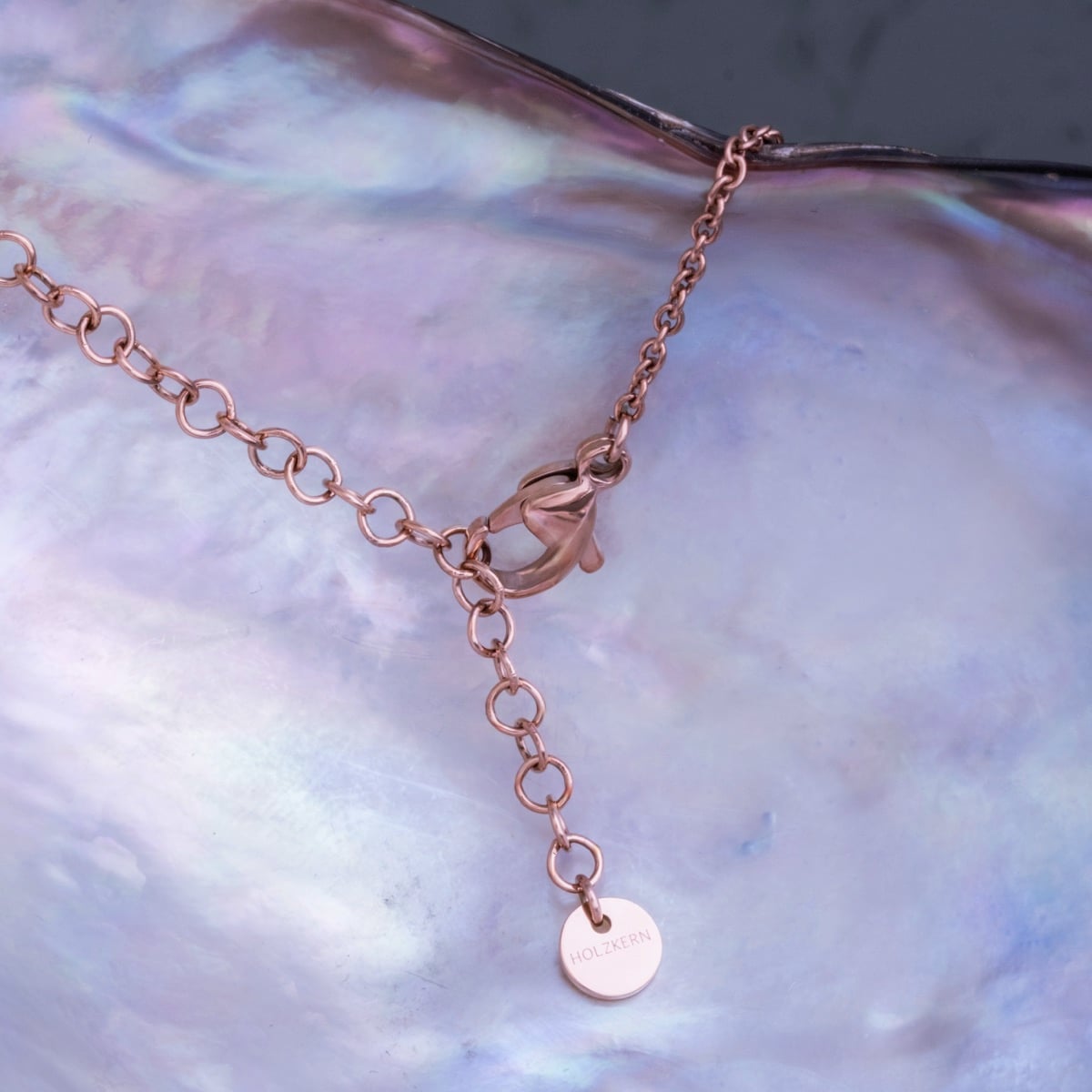 Campania Necklace (Mother-of-pearl/Rose Gold)