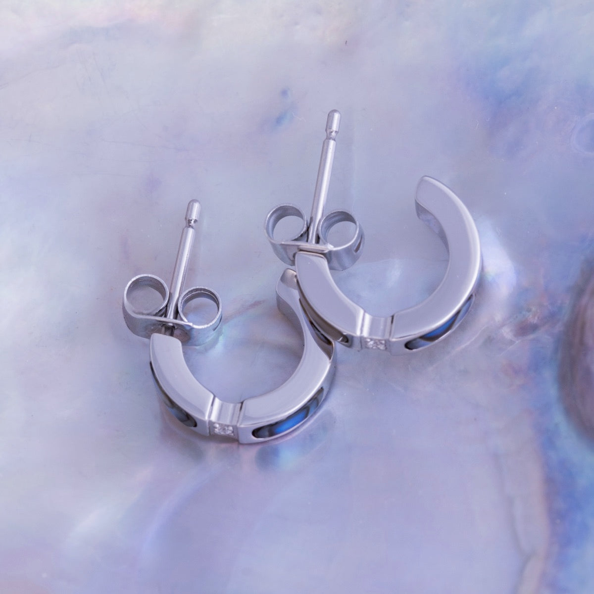 Campania Earrings (Abalone/Silver)
