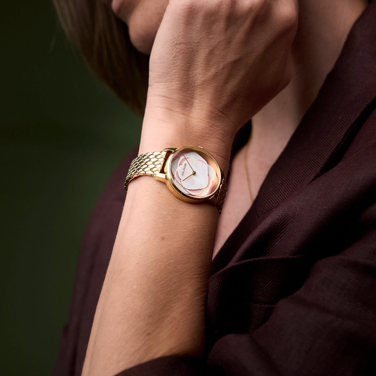 Rosetta (Mother-of-pearl/Rose Quartz)