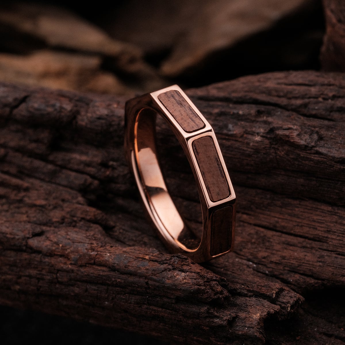 Supremum Ring (Walnuss/Rosé)