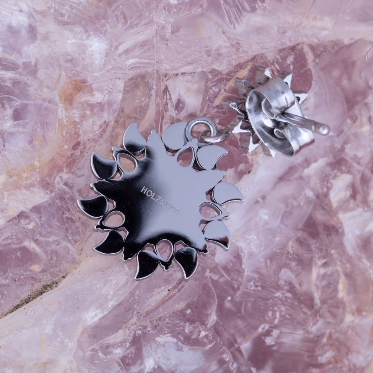 Suncatcher Ohrringe (Aquamarin/Silber)