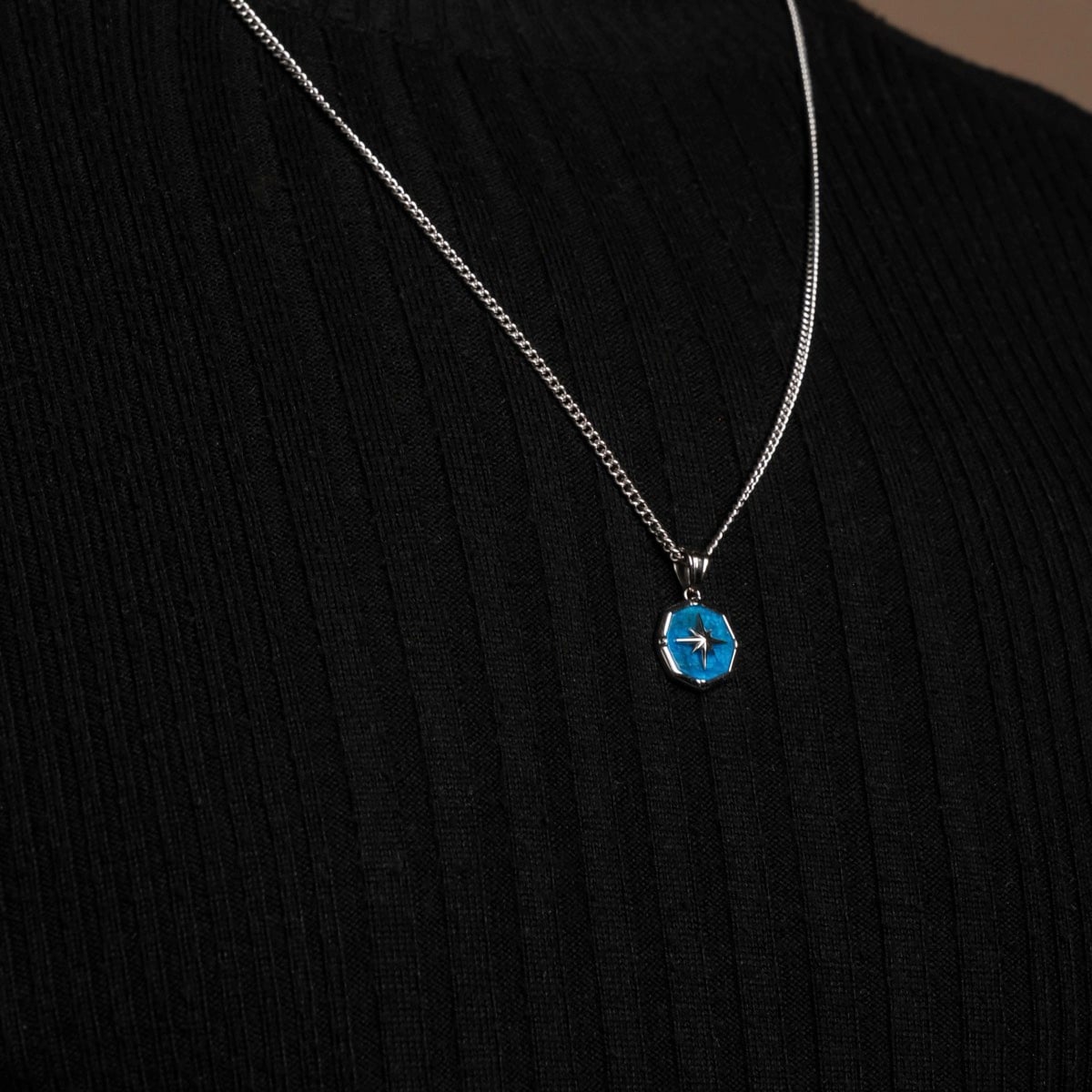 Polarstar Necklace (Apatite/Silver)
