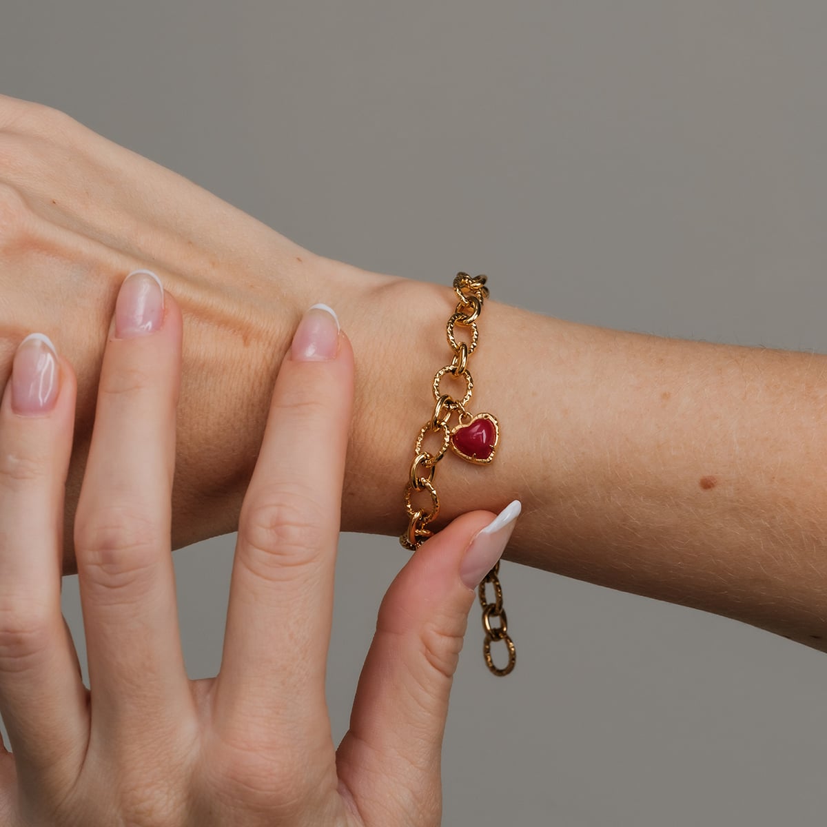 Amorance Armband (Chalcedon/Gold)