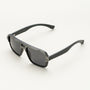 "The Triumphant" sunglasses with a modern maple and slate design.