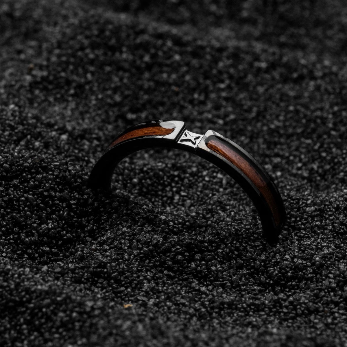 Campania Ring (Koa/Dark Gray)