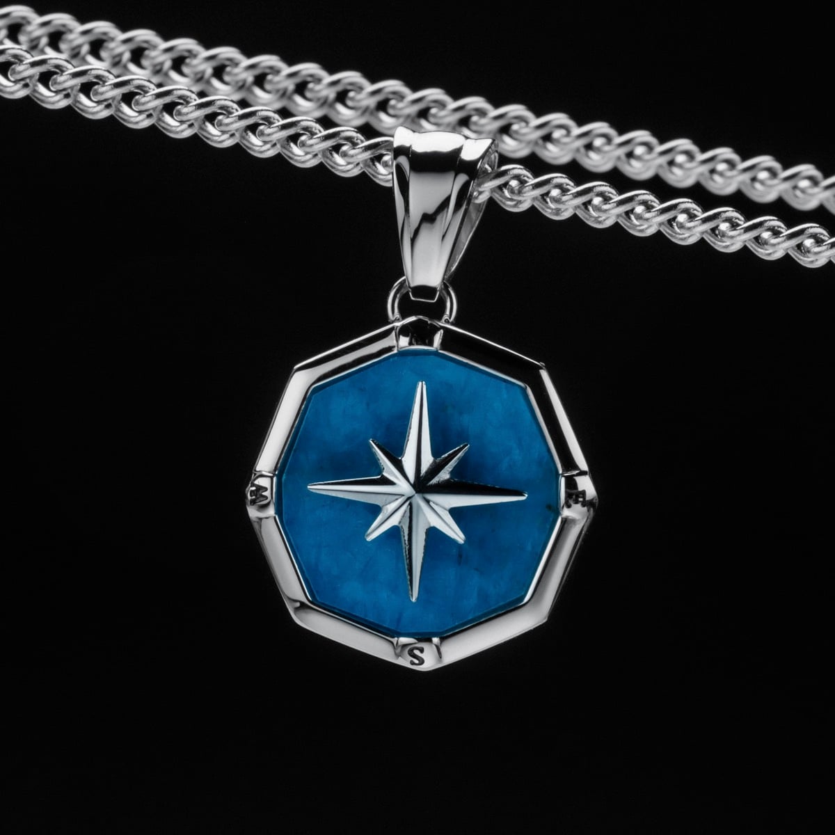 Polarstar Necklace (Apatite/Silver)