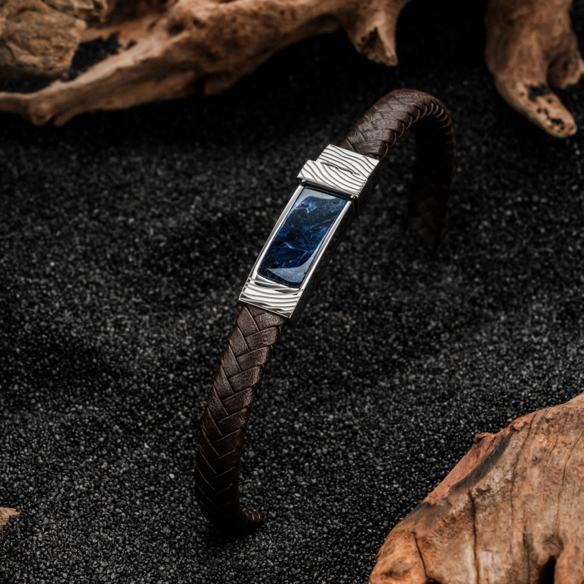 Wildrider Strap (Sodalite/Brown)