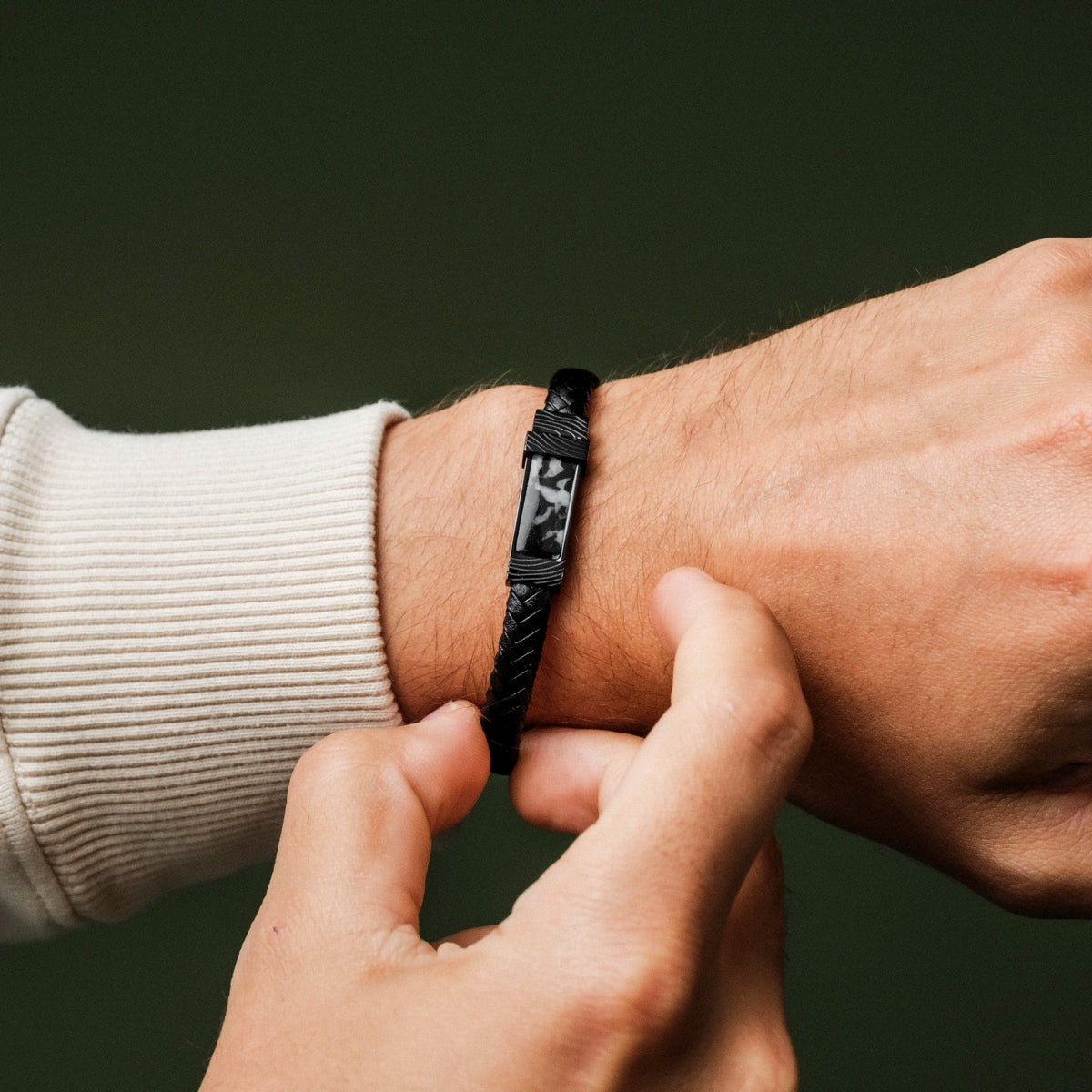 Wildrider Armband (Achat/Schwarz)