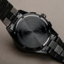 "Endowment" watch featuring a sleek stainless steel back and modern aesthetic.