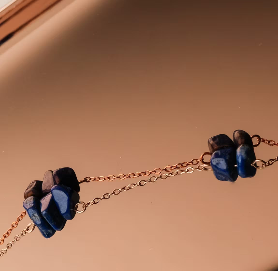 Rose gold-plated jewelry